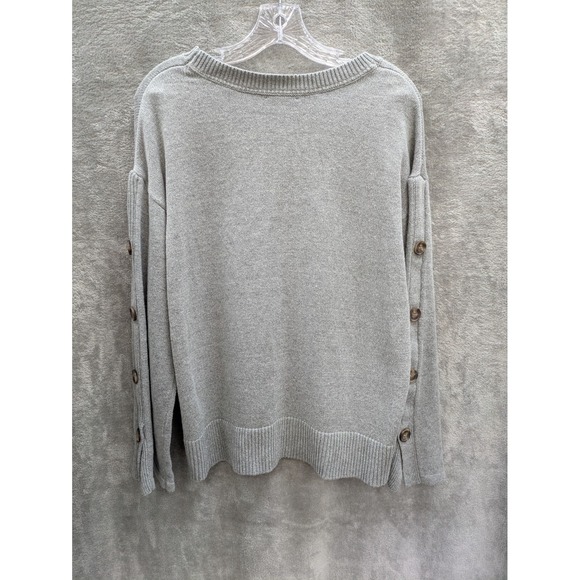 Jason Wu Sweater Women's Small Button‎ Detail Minimalist Quiet Luxury Preppy - Picture 5 of 7